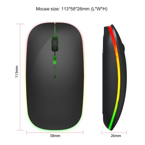 Generic M40 Ultra-thin Wireless Mouse 2.4G Rechargeable Wireless | Jumia Nigeria